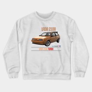 Lada 2108 Turbo Orange Crewneck Sweatshirt